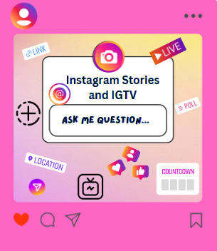 Instagram Stories and IGTV (Instagram TV) are powerful content formats that can help you connect with your audience in a more authentic and engaging way. 