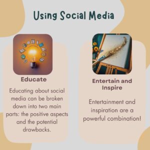 Equip people with the knowledge and skills to navigate the social media landscape effectively. 