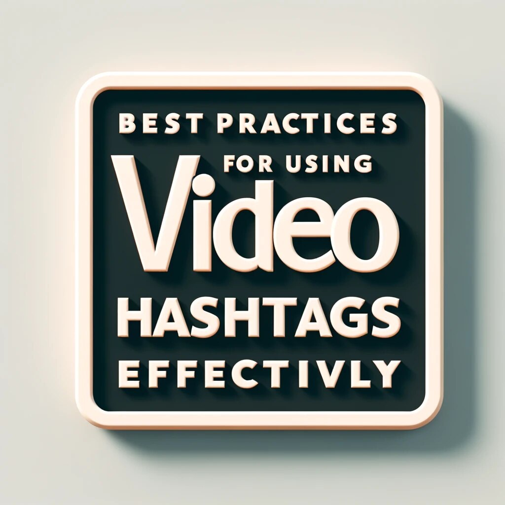 Best Practices for Using Video Hashtags Effectively