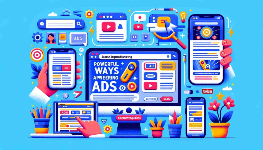 When using search engine marketing where can your ads appear? Search engine marketing (SEM) can place your ads on various locations including top of page ads, side ads, and bottom of page ads on search engine results pages (SERPs). 