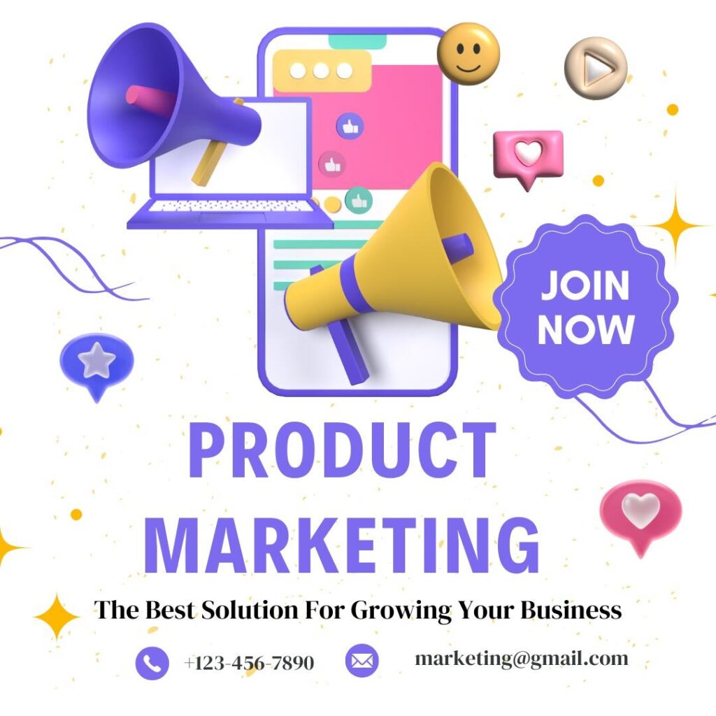 plan and advertise to bring a product to market.
